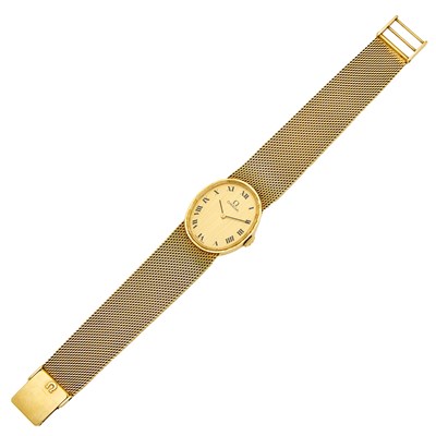 Lot 1066 - Omega Gold Wristwatch