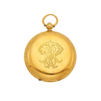 Lot 1166 - Gold Hunting Case Pocket Watch