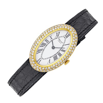 Lot 148 - Chopard Gold and Diamond Wristwatch, Ref. 5107