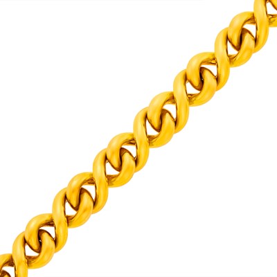 Lot 124 - Tiffany Gold 'Figure 8' Link Bracelet