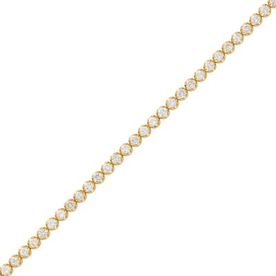 Lot 80 - Gold and Diamond Bracelet