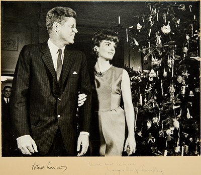 Lot 138 - A photograph signed by Robert F. Kennedy with other Kennedy ephemera