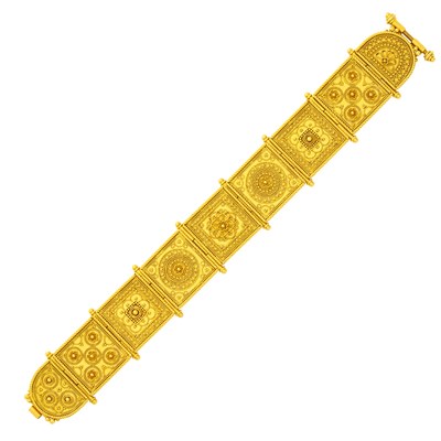 Lot Granulated Gold Bracelet