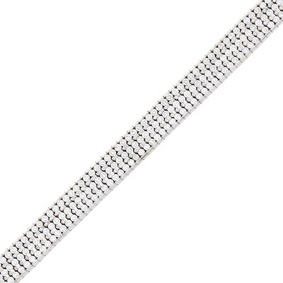 Lot 80 - White Gold and Diamond Bracelet