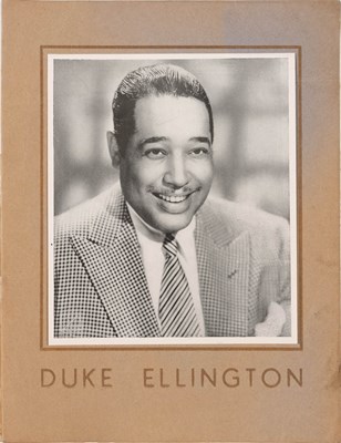 Lot 534 - A large format program for Duke Ellington in Paris