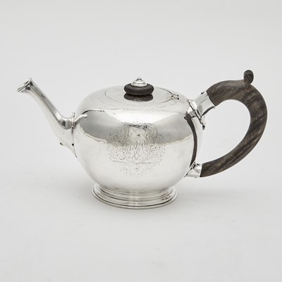 Lot 195 - George II Sterling Silver Teapot