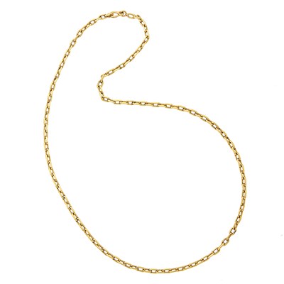 Lot 1169 - Gold Link Chain Necklace