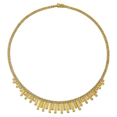 Lot 1060 - Gold Collar Necklace