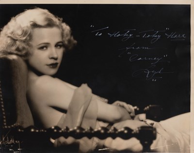 Lot 642 - An inscribed photograph from Lyda Roberti to Harold Arlen
