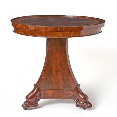 Lot 323 - Louis Philippe Mahogany Center Table
