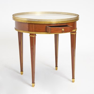 Lot 310 - Louis XVI Gilt-Metal Mounted Mahogany Bouillotte Table