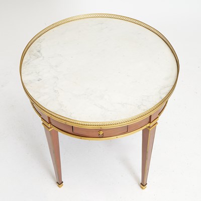 Lot 310 - Louis XVI Gilt-Metal Mounted Mahogany Bouillotte Table