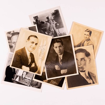 Lot 648 - A large group of photographs inscribed to Harold Arlen from male stars and performers