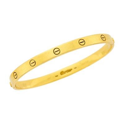 Lot 173 - Cartier Gold 'Love' Bangle Bracelet