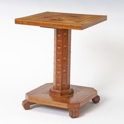 Lot 262 - Continental Parquetry Inlaid Center Table