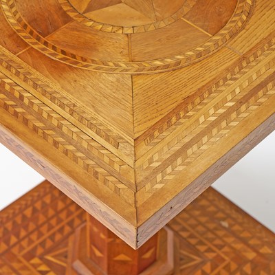 Lot 262 - Continental Parquetry Inlaid Center Table