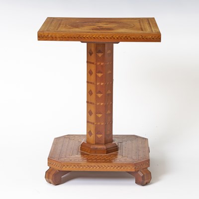 Lot 262 - Continental Parquetry Inlaid Center Table