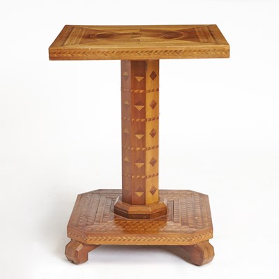 Lot 262 - Continental Parquetry Inlaid Center Table