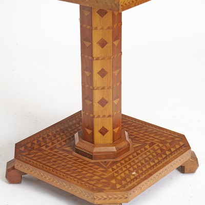 Lot 262 - Continental Parquetry Inlaid Center Table