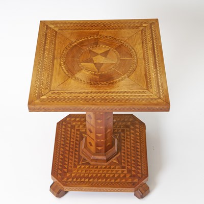Lot 262 - Continental Parquetry Inlaid Center Table