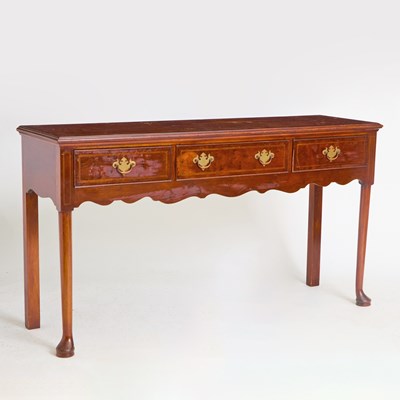 Lot 132 - George II Style Inlaid Mahogany Dresser Base