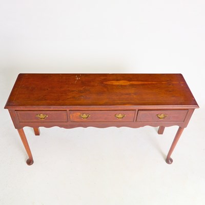 Lot 132 - George II Style Inlaid Mahogany Dresser Base