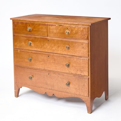 Lot 436 - Federal Cherry Chest of Drawers