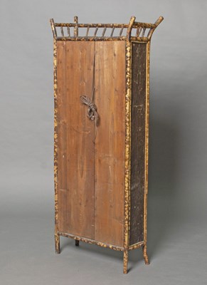 Lot 359 - Victorian Bamboo and Lacquer Cabinet