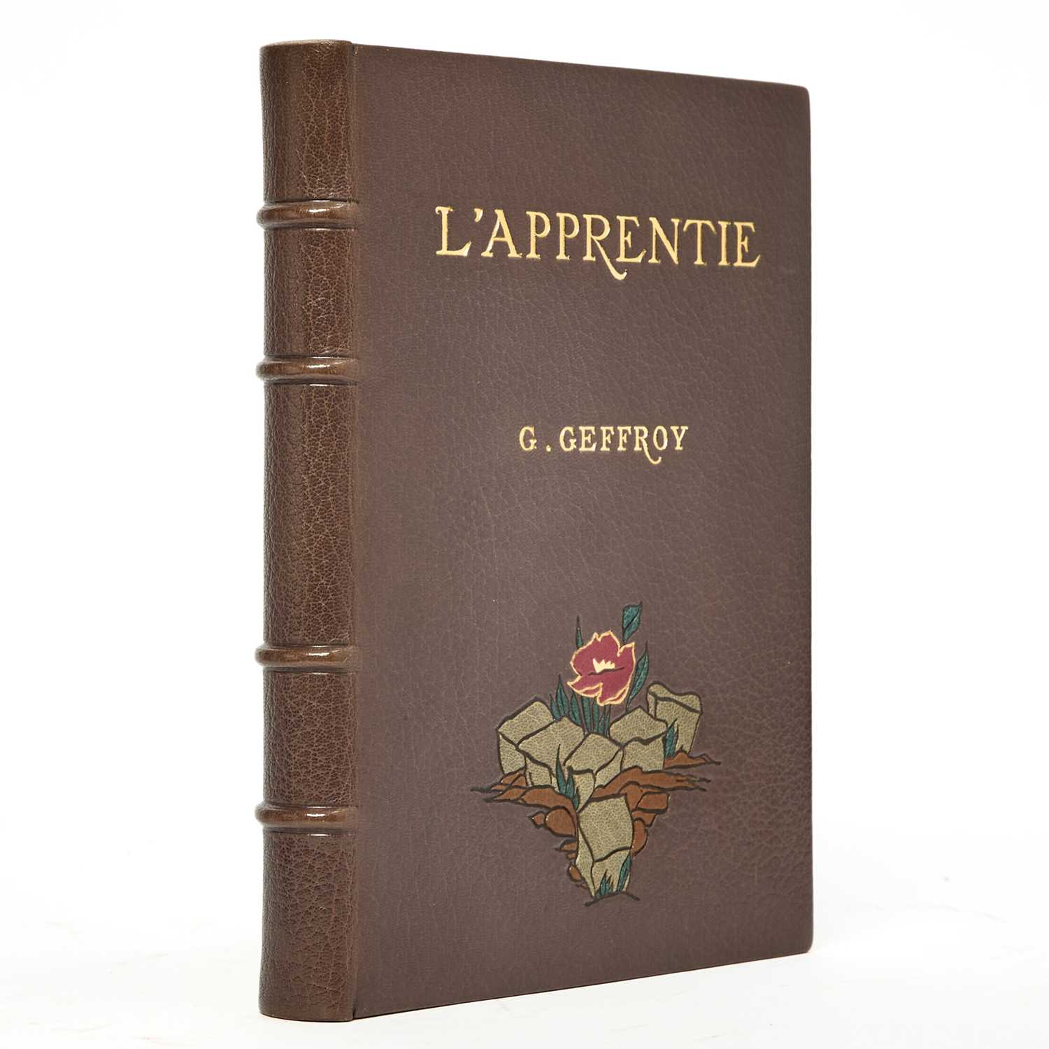 Lot 200 - An illustrated copy of the critic Geffroy's novel, L'Apprenti, with added drawings