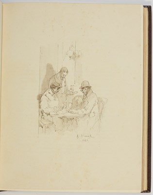 Lot 200 - An illustrated copy of the critic Geffroy's novel, L'Apprenti, with added drawings