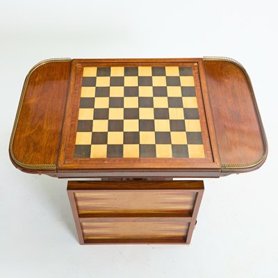 Lot 176 - Regency Mahogany Games Table