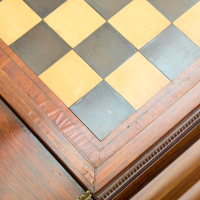 Lot 176 - Regency Mahogany Games Table