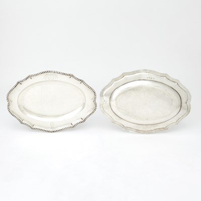 Lot 207 - Pair of George III Sterling Silver Platters