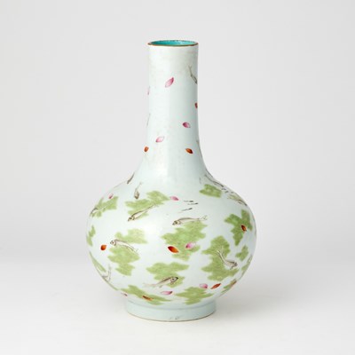 Lot 631 - A Chinese Enameled Porcelain Vase