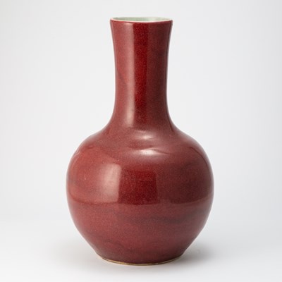 Lot 598 - A Chinese Oxblood Glazed Porcelain Vase