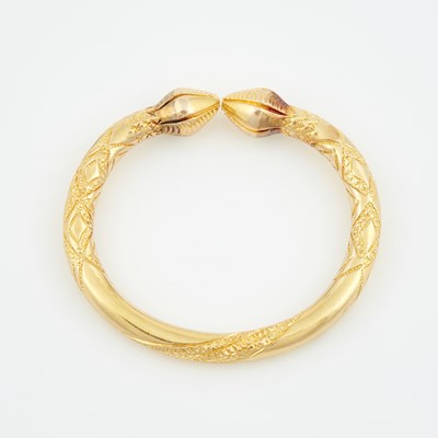 Lot 52 - Gold Rigid Bracelet, 14K 100 dwt.