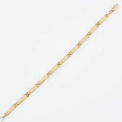 Lot 68 - Gold Flexible Bracelet, 14K 5 dwt.