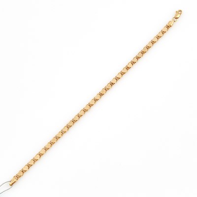 Lot 209 - Gold Flexible Bracelet, 14K 3 dwt.