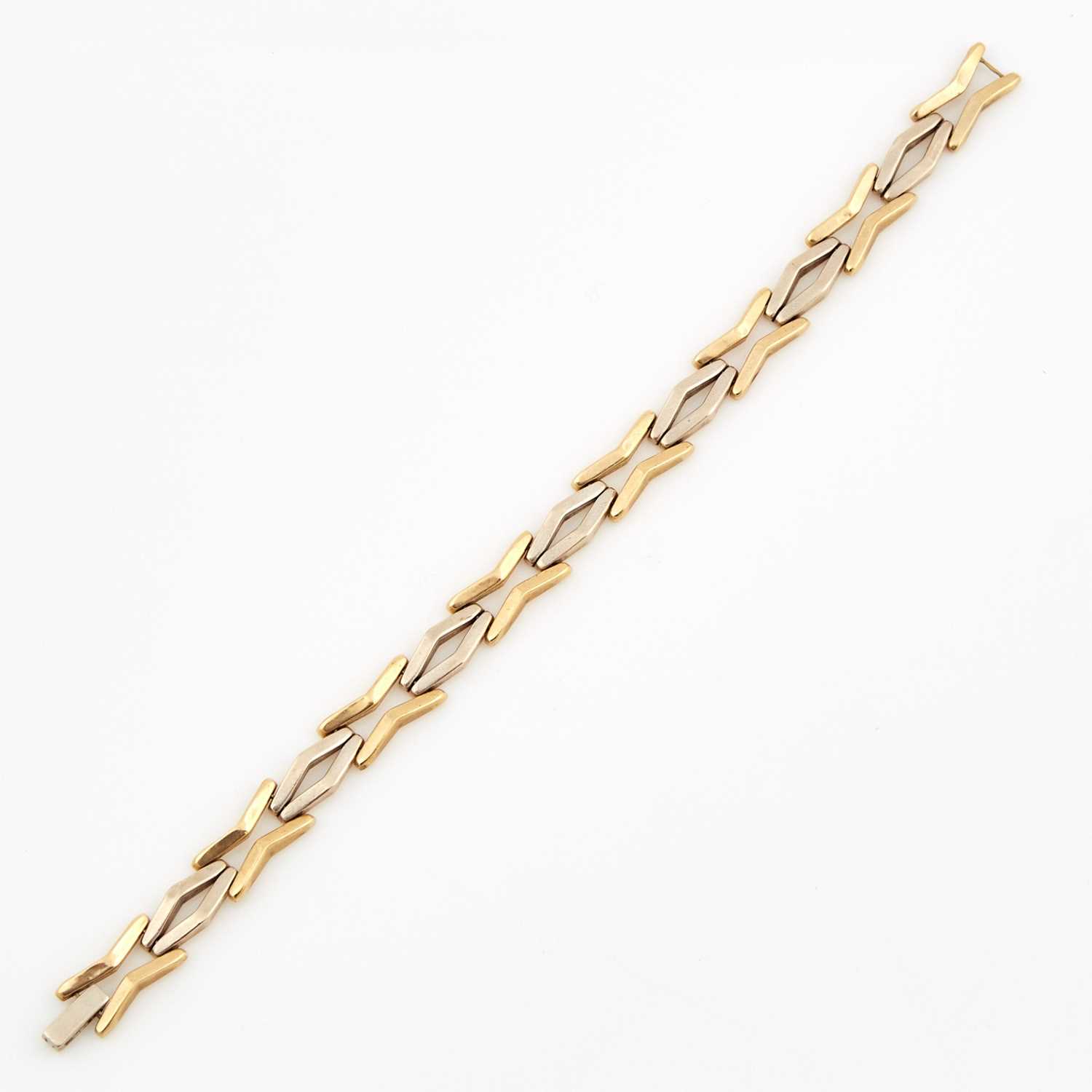 Lot 259 - Gold Flexible Bracelet, 14K 6 dwt.