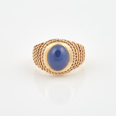 Lot 266 - Gold and Stone Ring, 14K 9 dwt. all