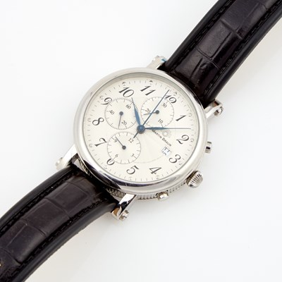 Lot 319 - Mans Metal Wrist Watch, 25 Jewels, Martin Braun,  Grand Chrono S-R