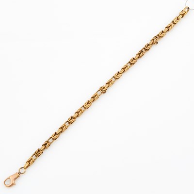 Lot 352 - Gold Flexible Bracelet, 14K 17 dwt.