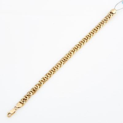 Lot 370 - Gold Flexible Bracelet, 14K 5 dwt., damaged