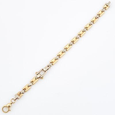 Lot 484 - Gold Flexible Bracelet, 14K 11 dwt.