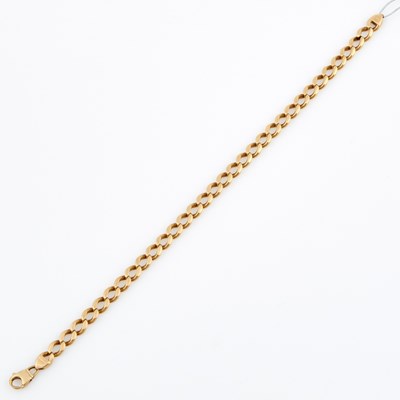 Lot 499 - Gold Flexible Bracelet, 14K 14 dwt.