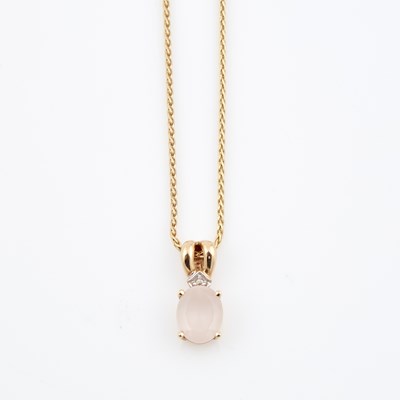 Lot 510 - Gold Pendant and Neck Chain, 14K 3 dwt.