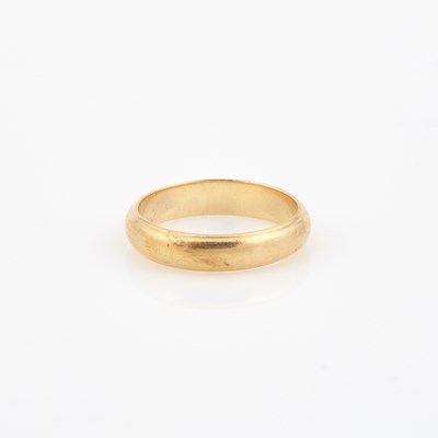 Lot 589 - Gold Wedding Ring, 14K 3 dwt.