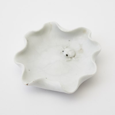 Lot 240 - A Chinese White Glazed Porcelain Brush Washer