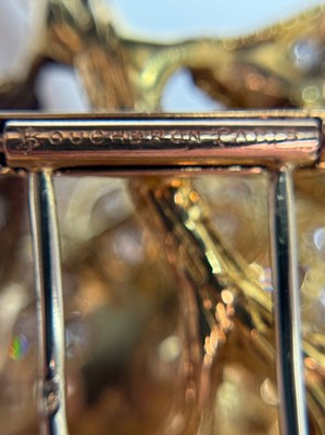 Lot 218 - Boucheron Paris Gold and Diamond Corsage Clip-Brooch