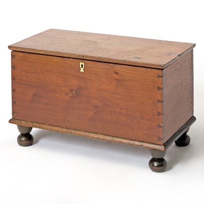 Lot 510 - Diminutive Walnut Blanket Chest